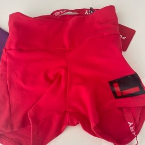 Fubu x Acai Berry Red Workout Shorts - NWT!